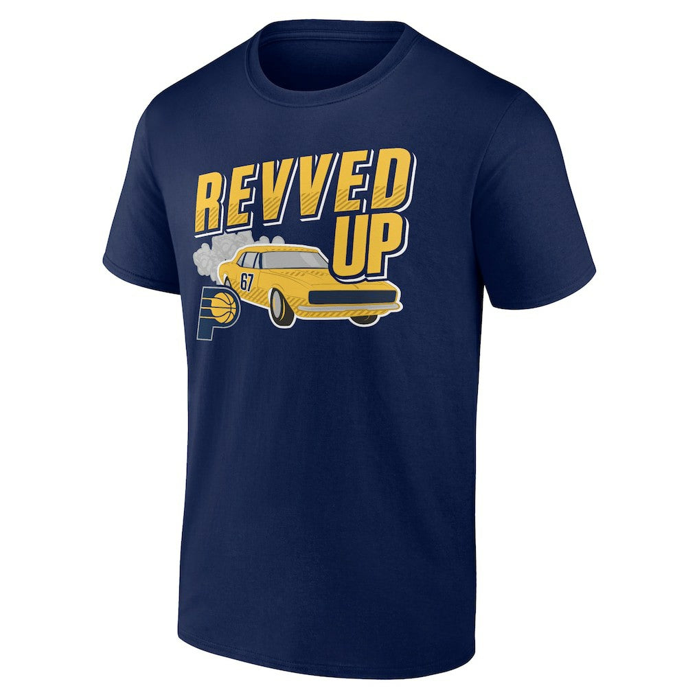 Navy Indiana Pacers Half Court Offense T-Shirt | NBA
