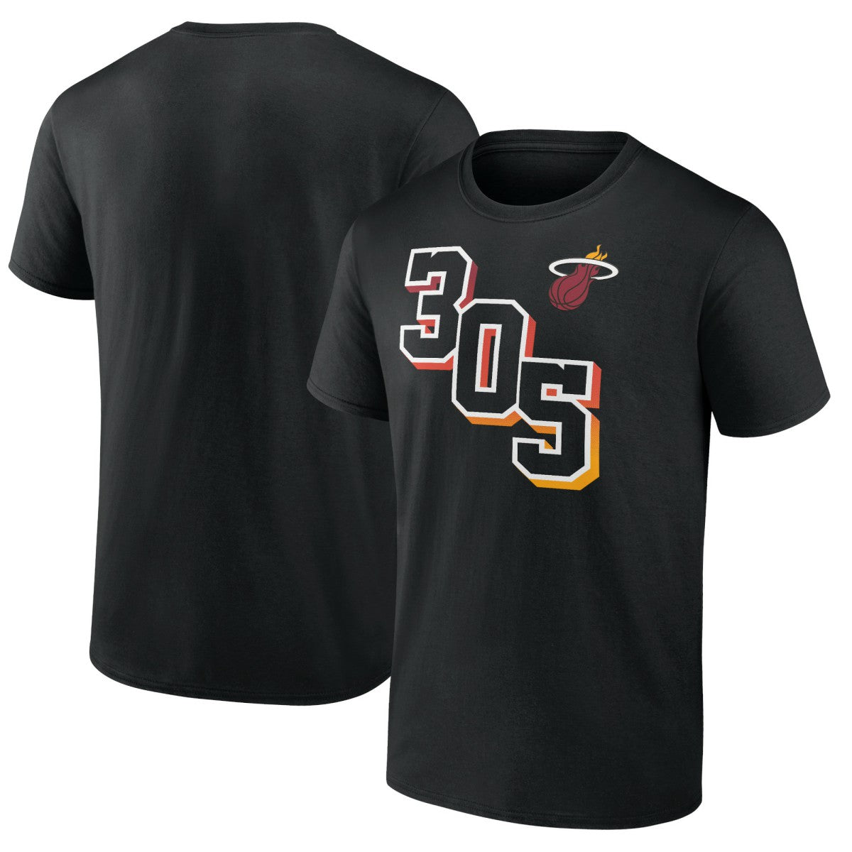 Black Miami Heat Half Court Offense T-Shirt | NBA