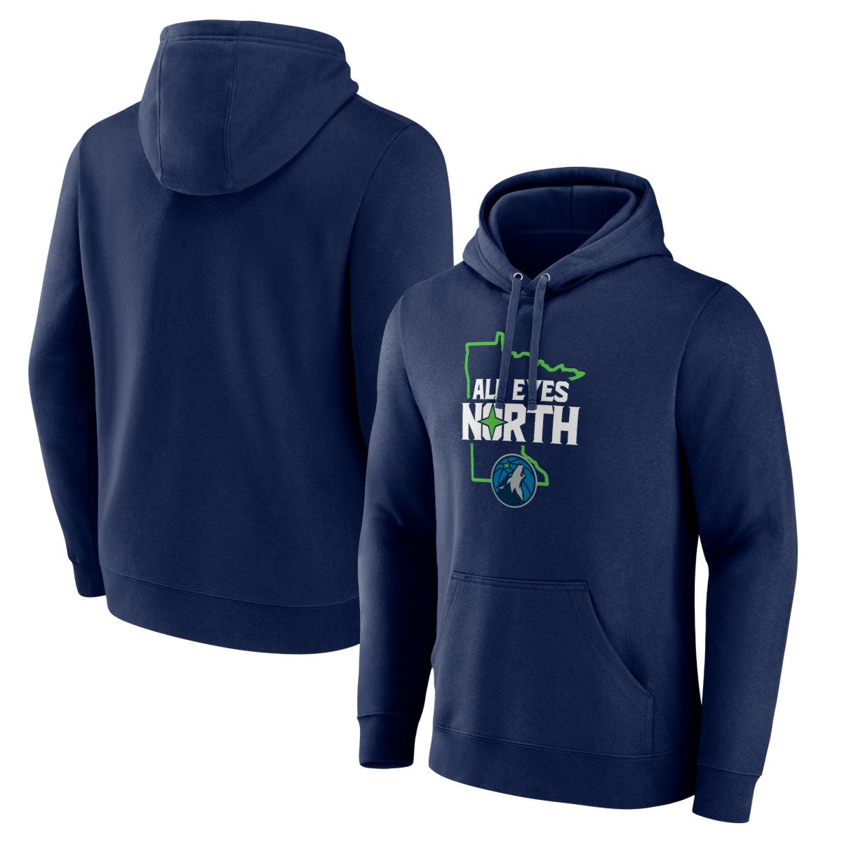 Navy Minnesota Timberwolves Pick & Roll Coverage Pullover Hoodie | NBA