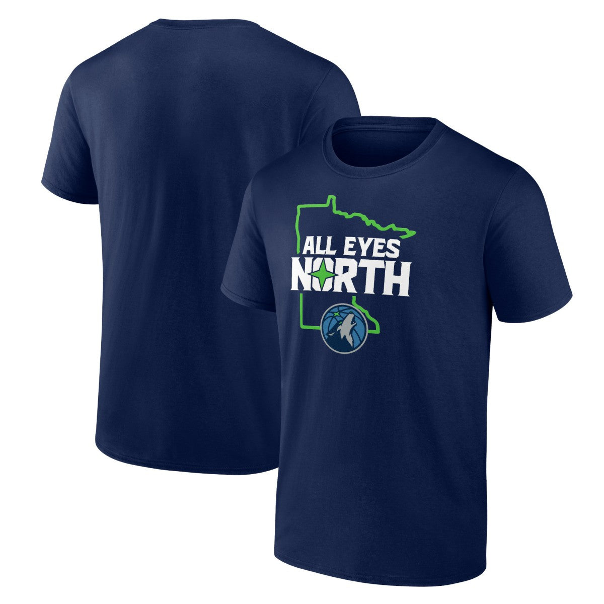 Navy Minnesota Timberwolves Pick & Roll Coverage T-Shirt | NBA