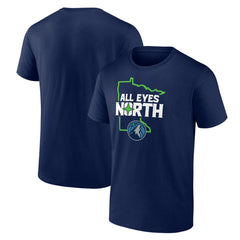 Navy Minnesota Timberwolves Pick & Roll Coverage T-Shirt | NBA