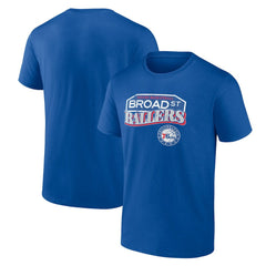 Royal Philadelphia 76ers Pick & Roll Coverage T-Shirt | NBA