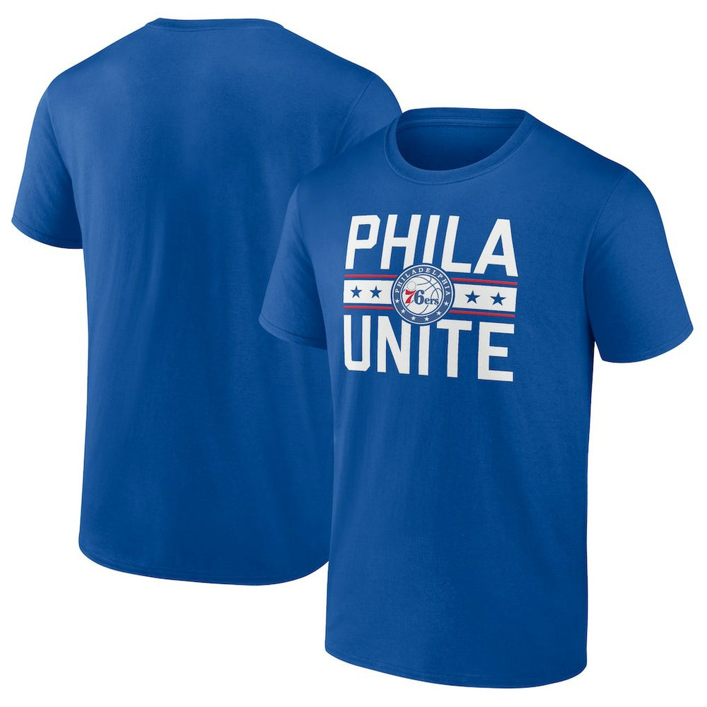 Royal Philadelphia 76ers Full Court Press T-Shirt | NBA