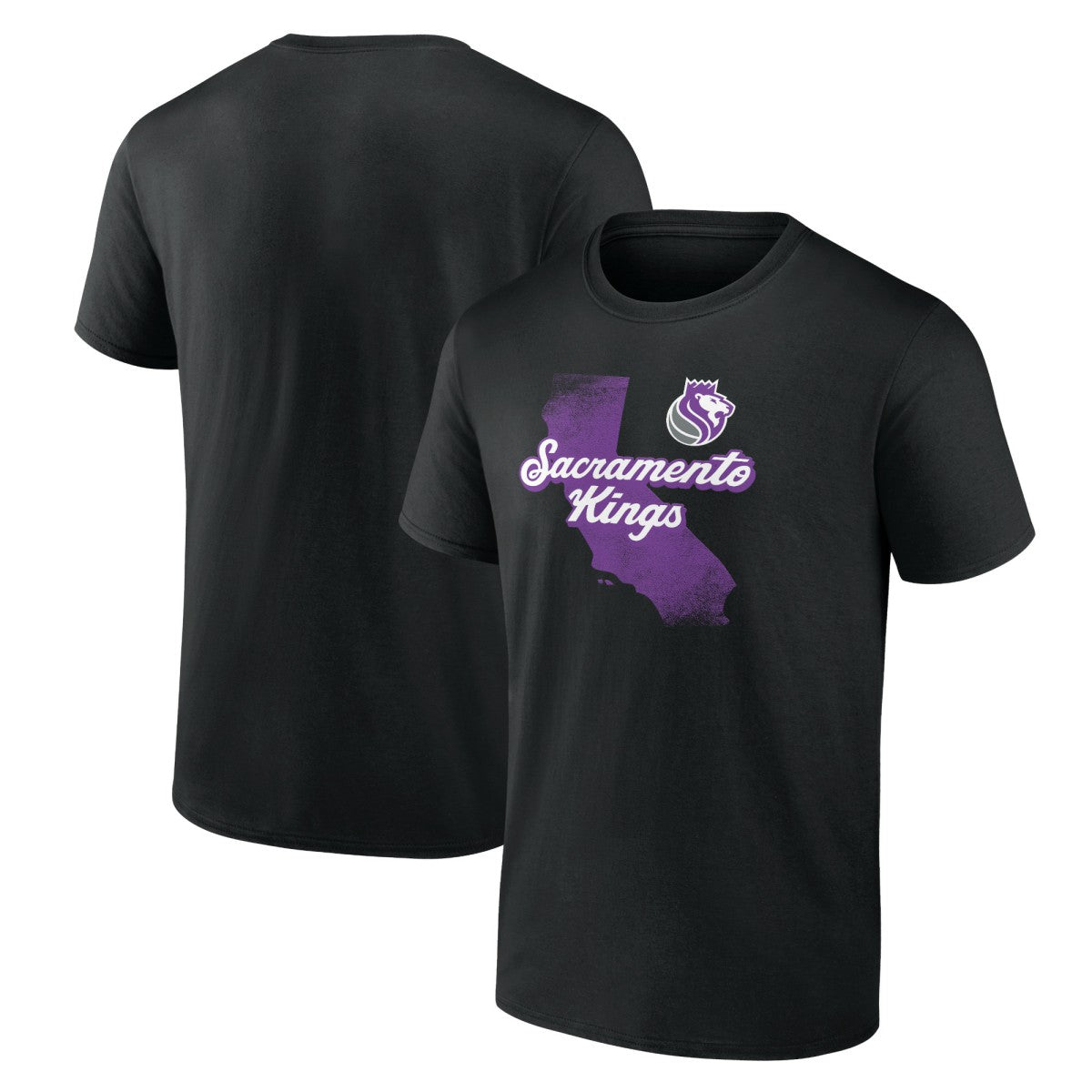 Black Sacramento Kings Pick & Roll Coverage T-Shirt | NBA