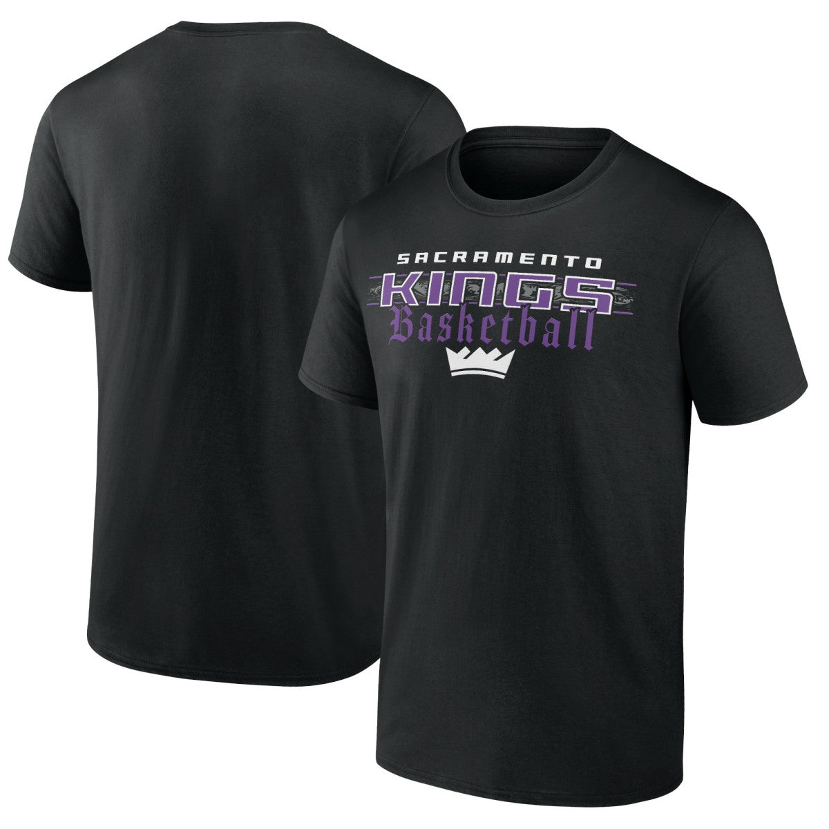 Black Sacramento Kings Half Court Offense T-Shirt | NBA
