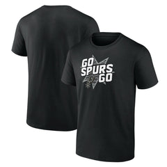 Black San Antonio Spurs Pick & Roll Coverage T-Shirt | NBA