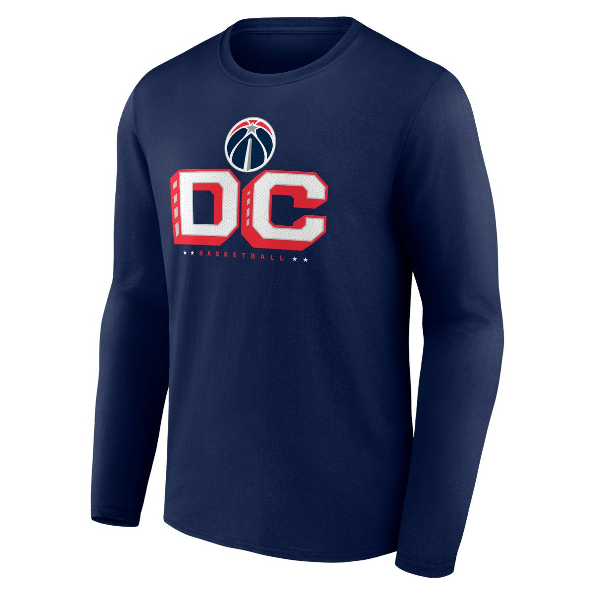 Navy Washington Wizards Pick & Roll Coverage Long Sleeve T-Shirt | NBA