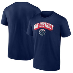 Navy Washington Wizards Half Court Offense T-Shirt | NBA