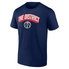 Navy Washington Wizards Half Court Offense T-Shirt | NBA