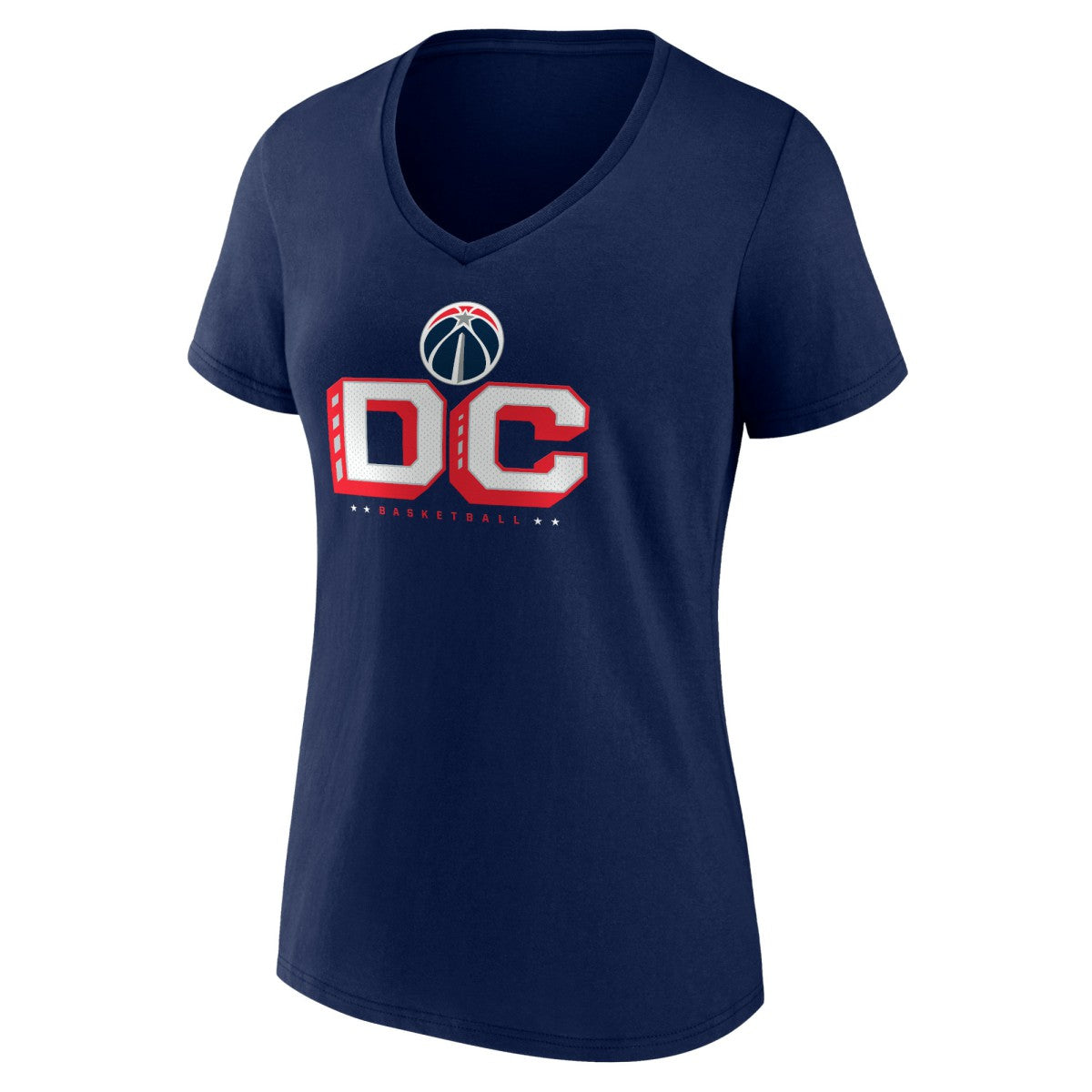 Navy Washington Wizards Pick & Roll Coverage V-Neck T-Shirt | NBA
