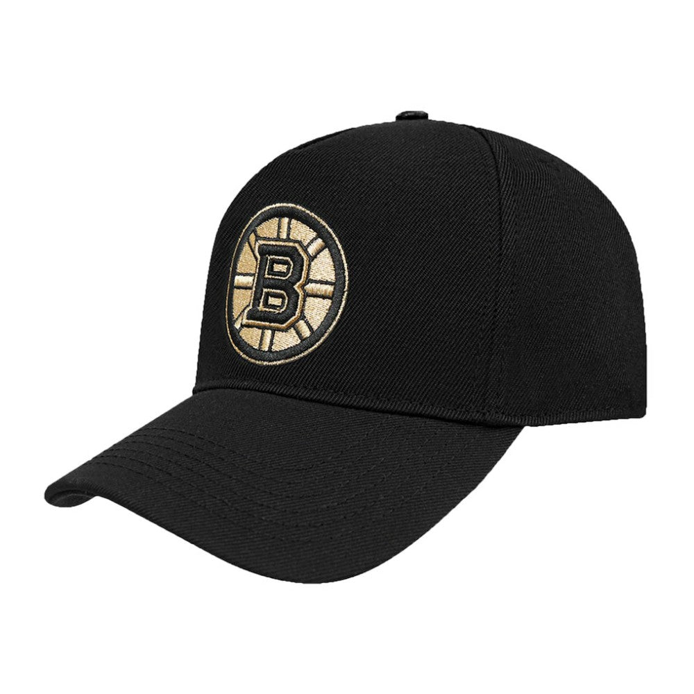 Boston Bruins Pro Standard Metallic Logo Pinch Front Adjustable Hat -  NHL Hats
