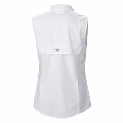 Houston Texans Women's PFG Tamiami Omni-Shade Sleeveless Button-Up Shirt | NFL Discount