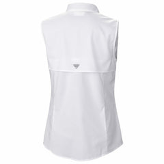 Atlanta Falcons Women's PFG Tamiami Omni-Shade Sleeveless Button-Up Shirt | NFL Discount
