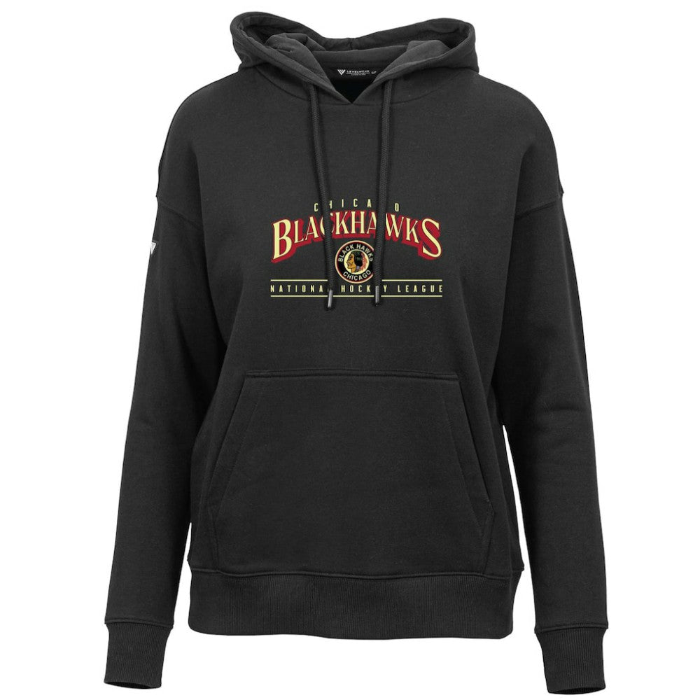 Chicago Blackhawks Levelwear Women's Retro Adorn Spellout Pullover Hoodie -  NHL Hoodies