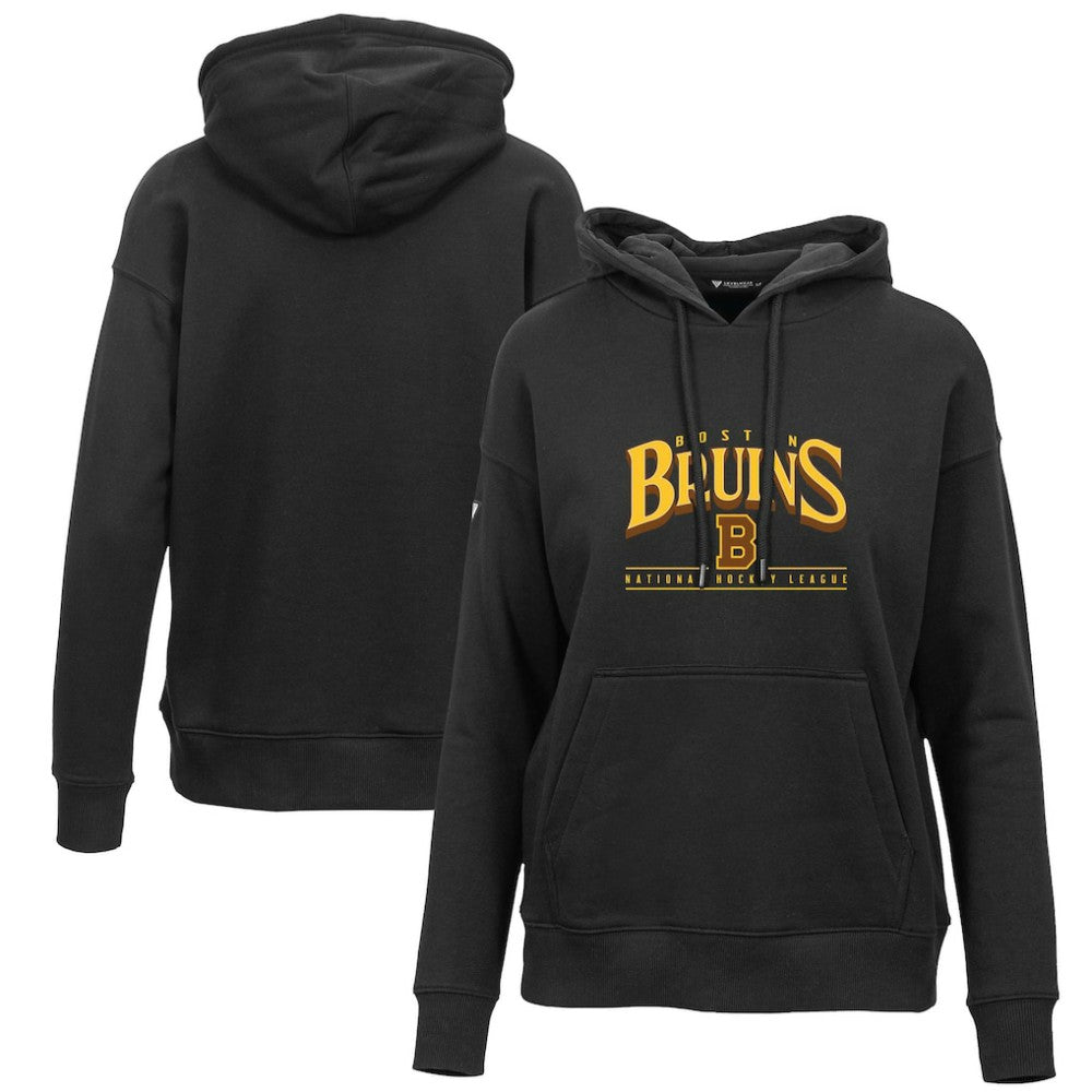 Boston Bruins Levelwear Women's Retro Adorn Spellout Pullover Hoodie -  NHL Hoodies