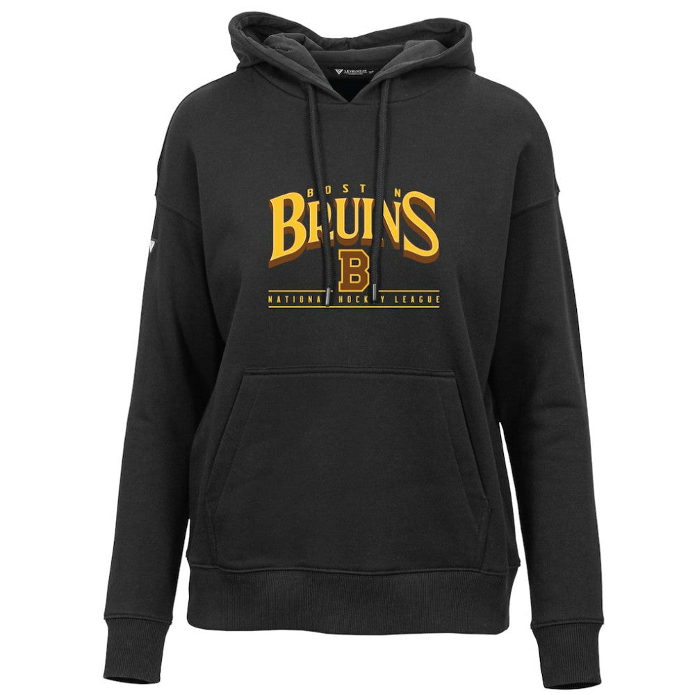 Boston Bruins Levelwear Women's Retro Adorn Spellout Pullover Hoodie -  NHL Hoodies