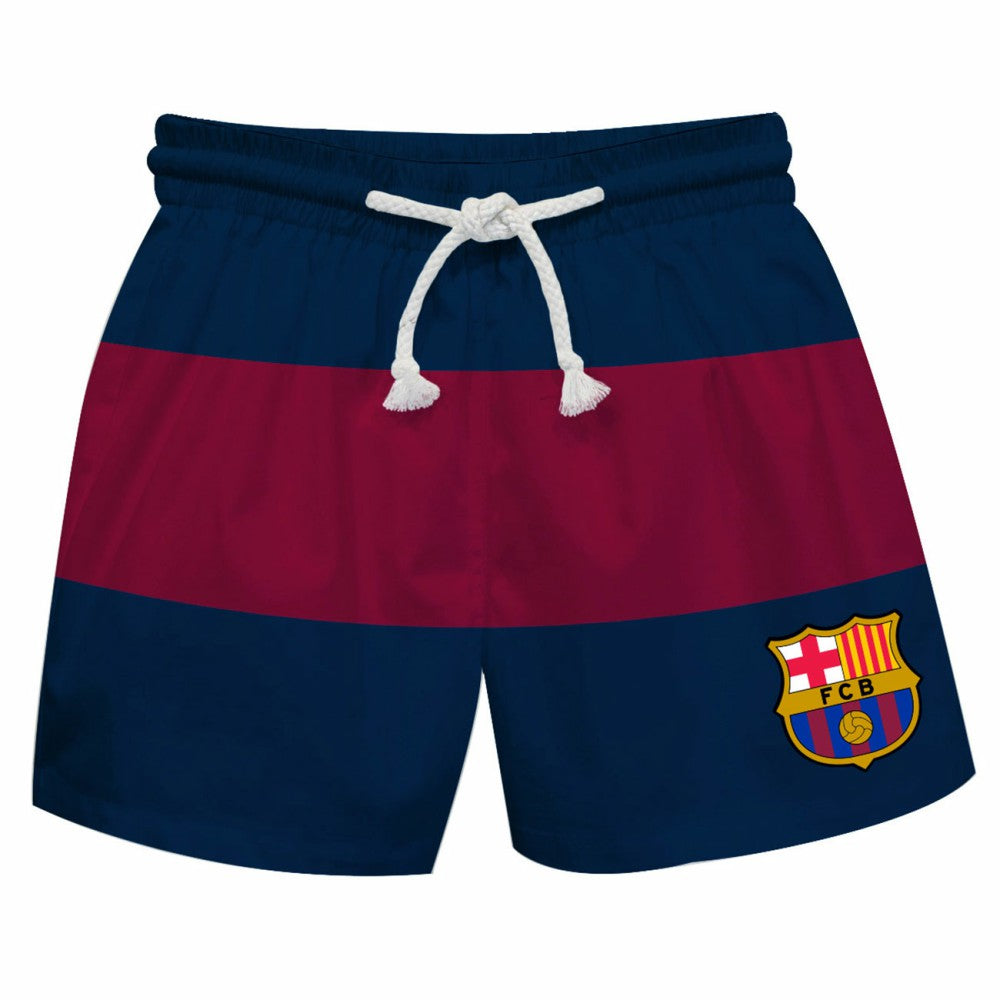 Barcelona Vive La Fete Youth Stripe Swim Trunks
