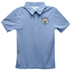 Manchester City Vive La Fete Youth Pencil Stripe Polo