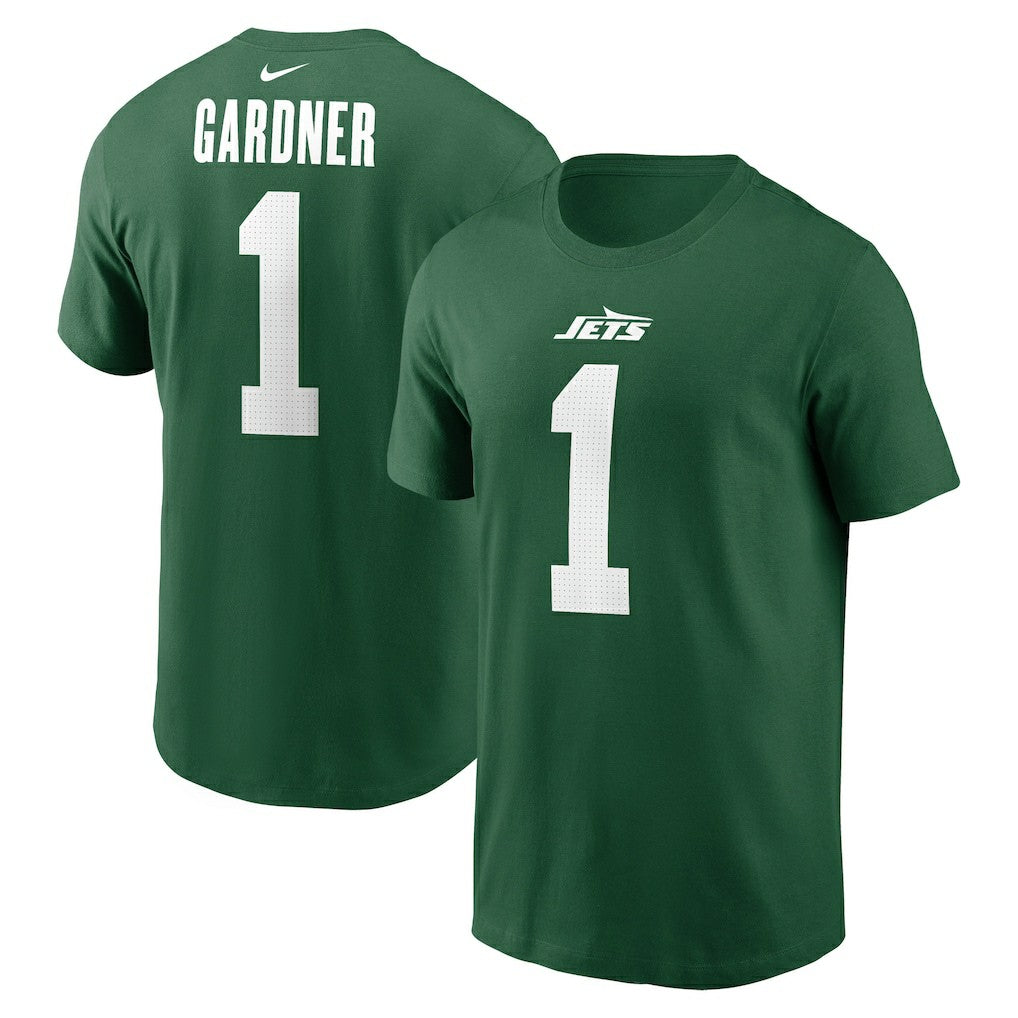 New York Jets Sauce Gardner  Name & Number T-Shirt | NFL Near me