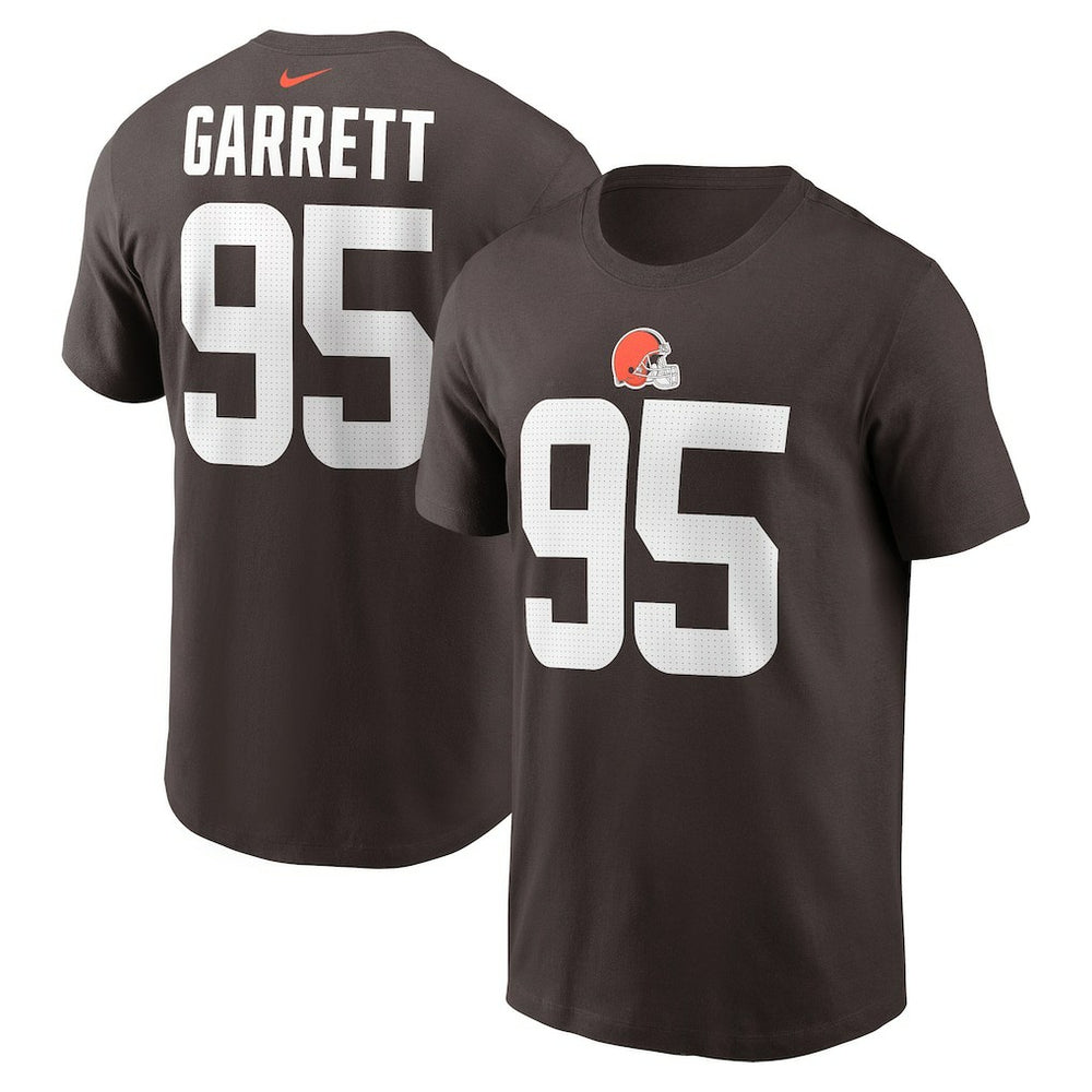 Cleveland Browns Myles Garrett  Player Name & Number T-Shirt | NFL Outlet