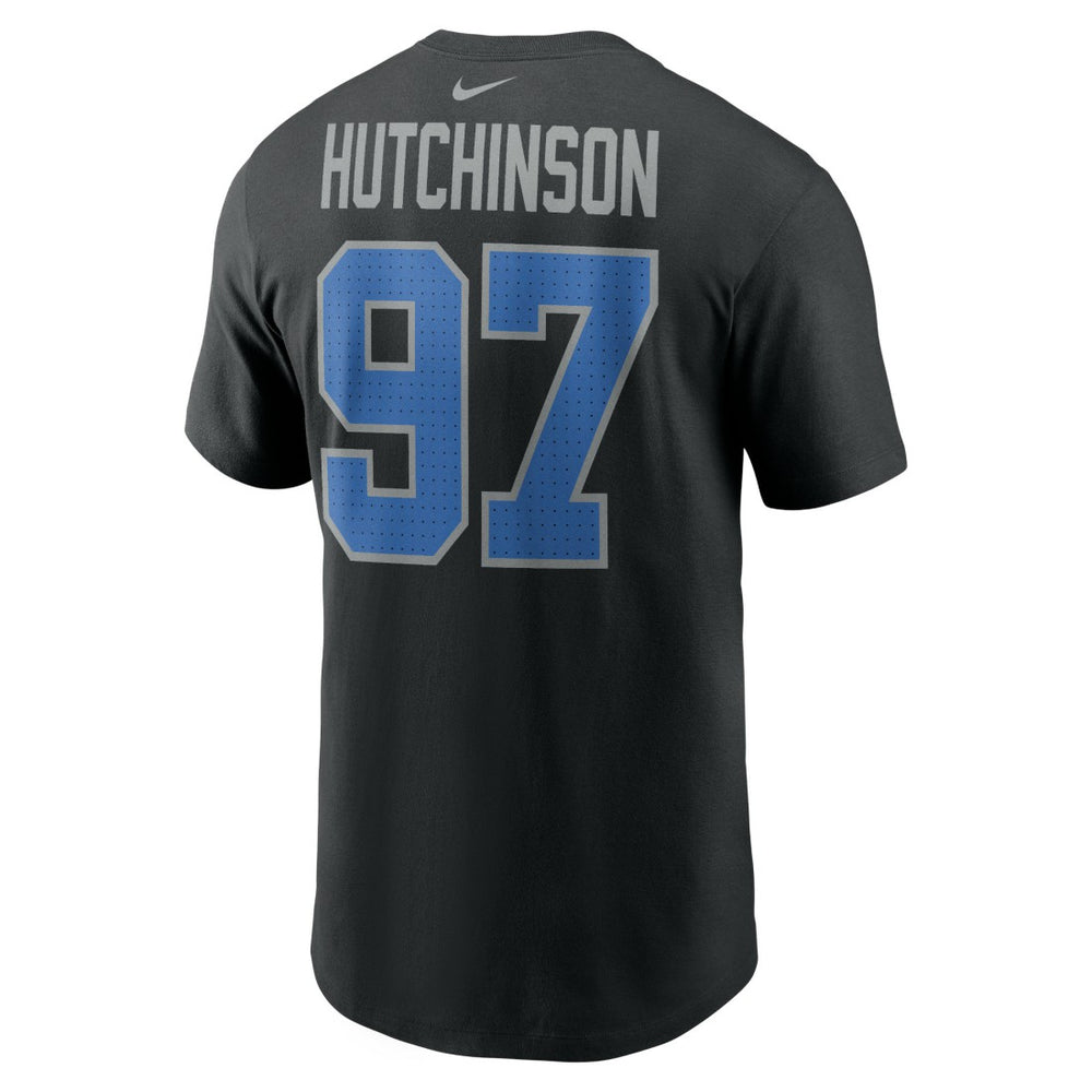 Detroit Lions Aidan Hutchinson  Player Name & Number T-Shirt | NFL On sale