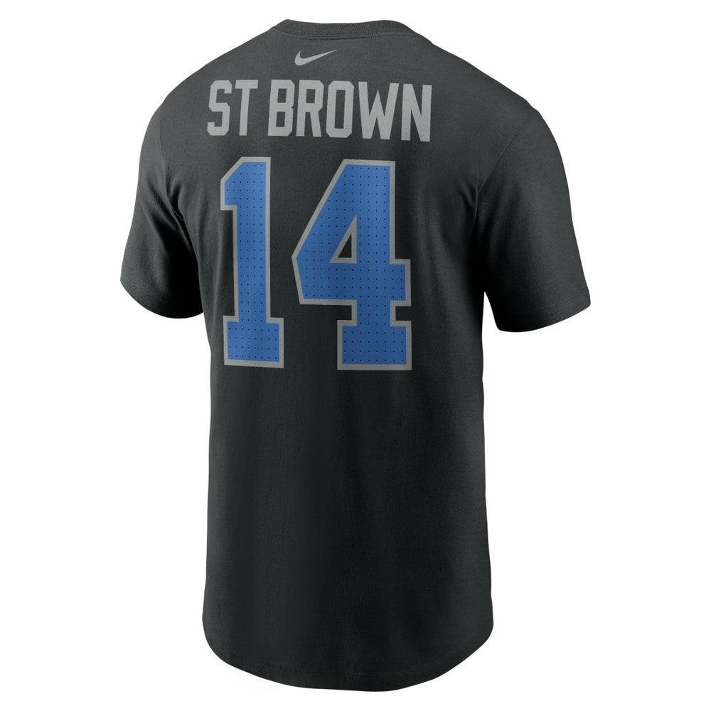 Detroit Lions Amon-Ra St. Brown  Player Name & Number T-Shirt | NFL Near me