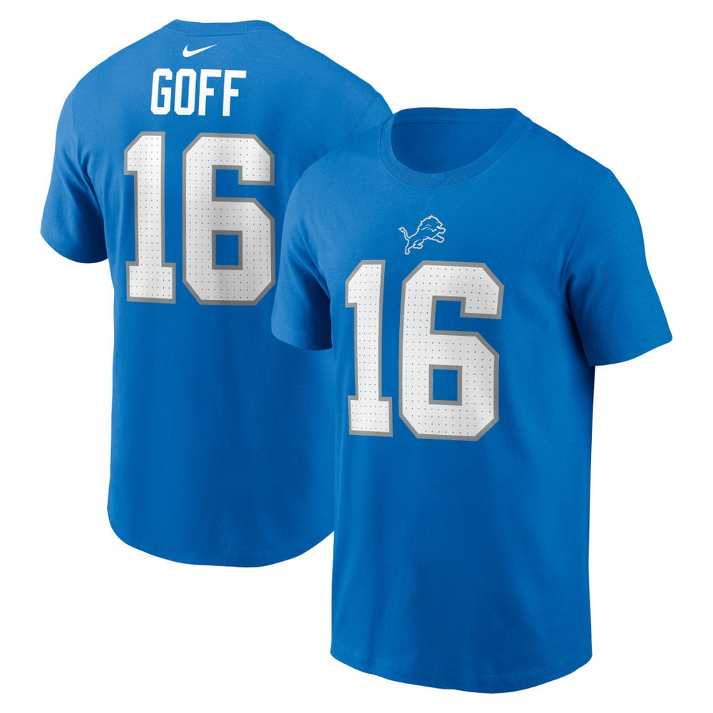Detroit Lions Jared Goff  Name & Number T-Shirt | NFL On sale