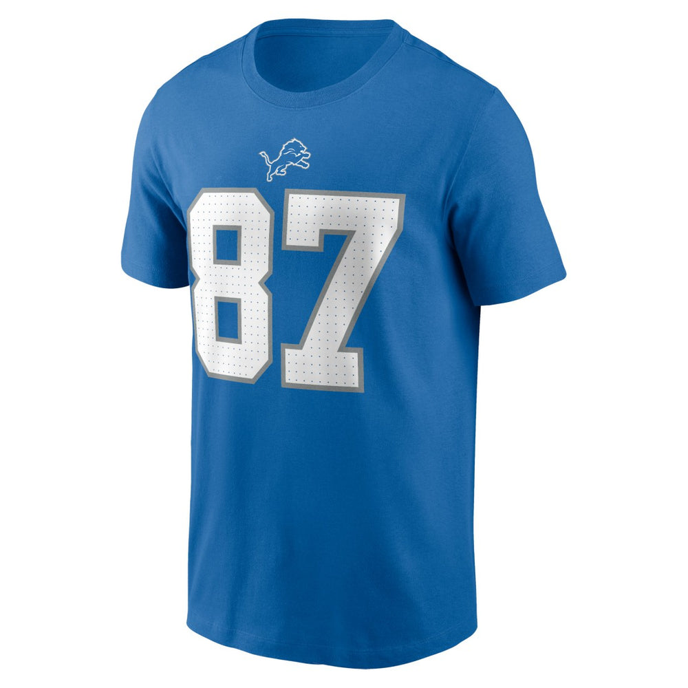 Detroit Lions Sam LaPorta  Name & Number T-Shirt | NFL Online