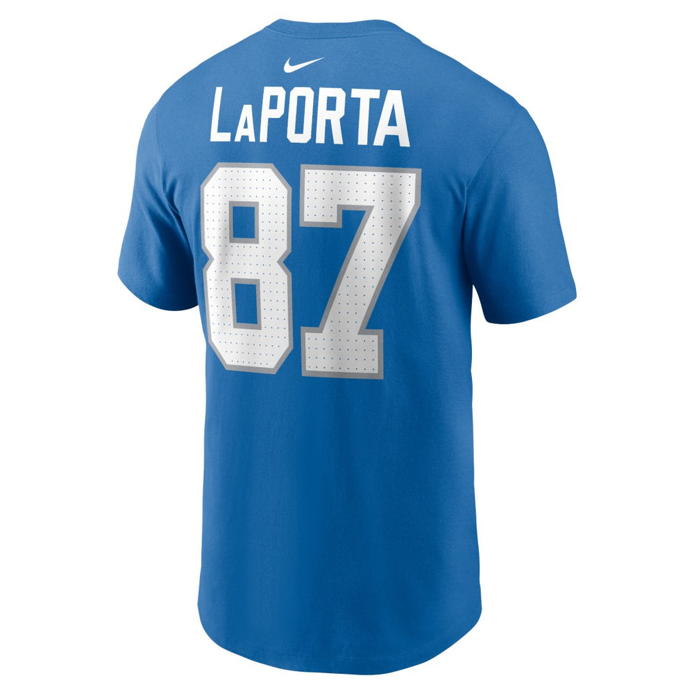 Detroit Lions Sam LaPorta  Name & Number T-Shirt | NFL Online