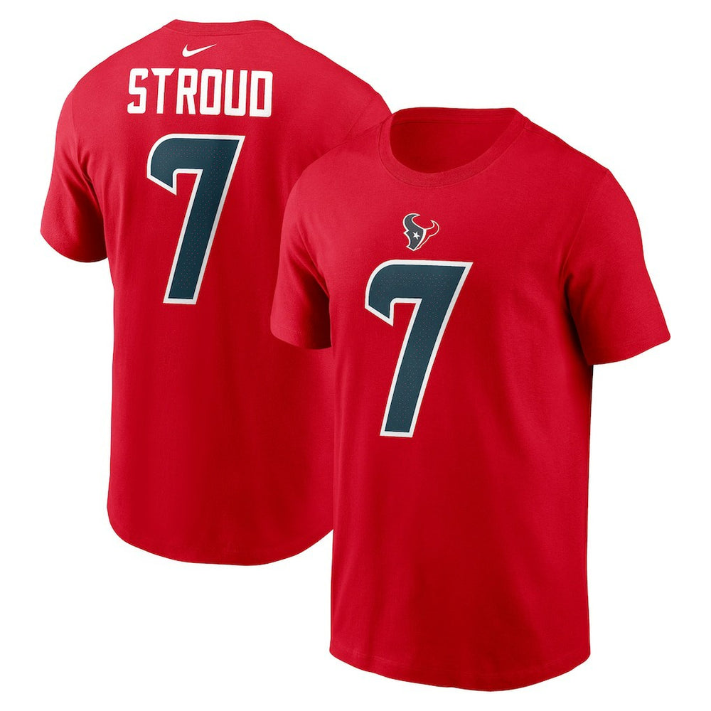 Houston Texans C.J. Stroud  Player Name & Number T-Shirt | NFL Outlet