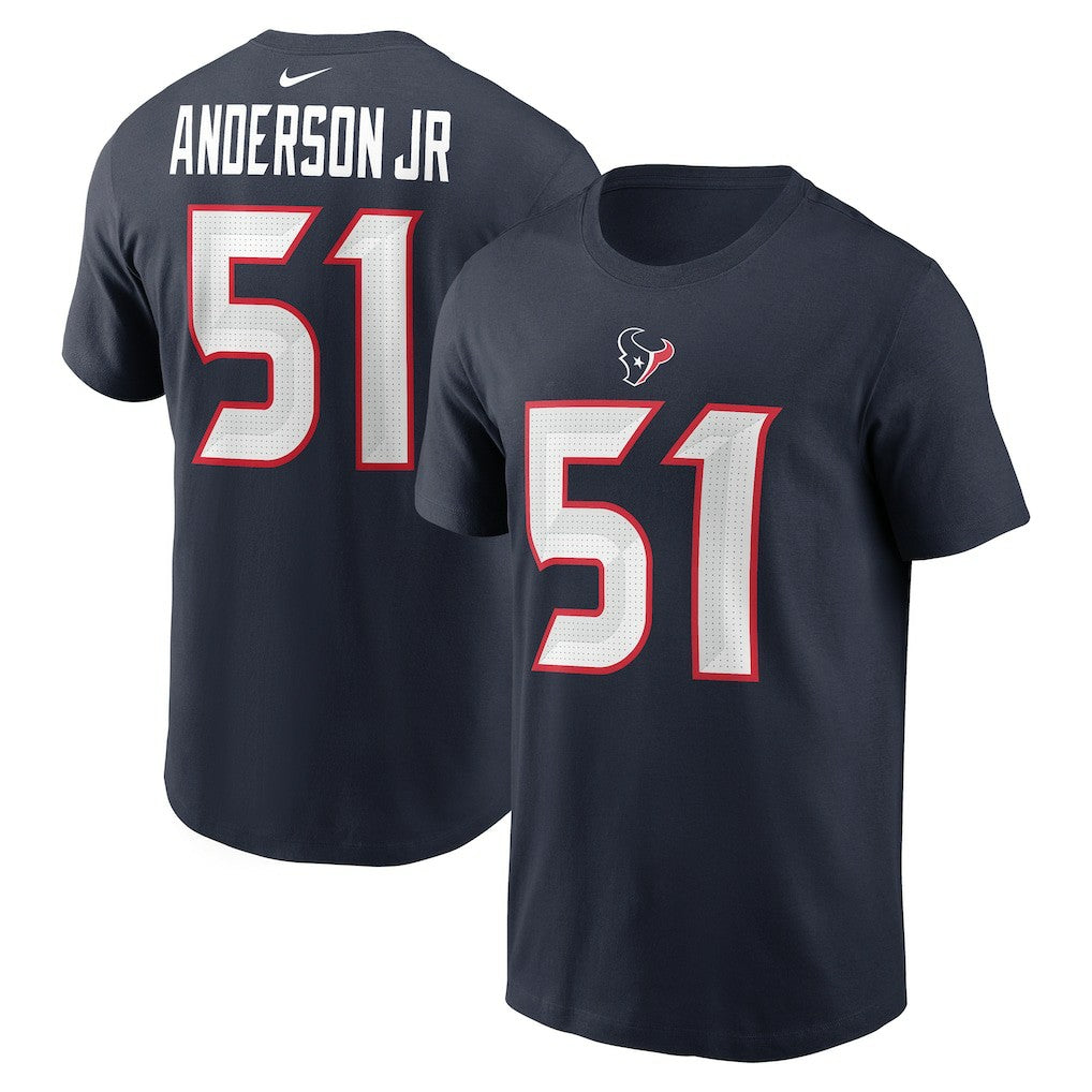 Houston Texans Will Anderson Jr.  Player Name & Number T-Shirt | NFL Outlet