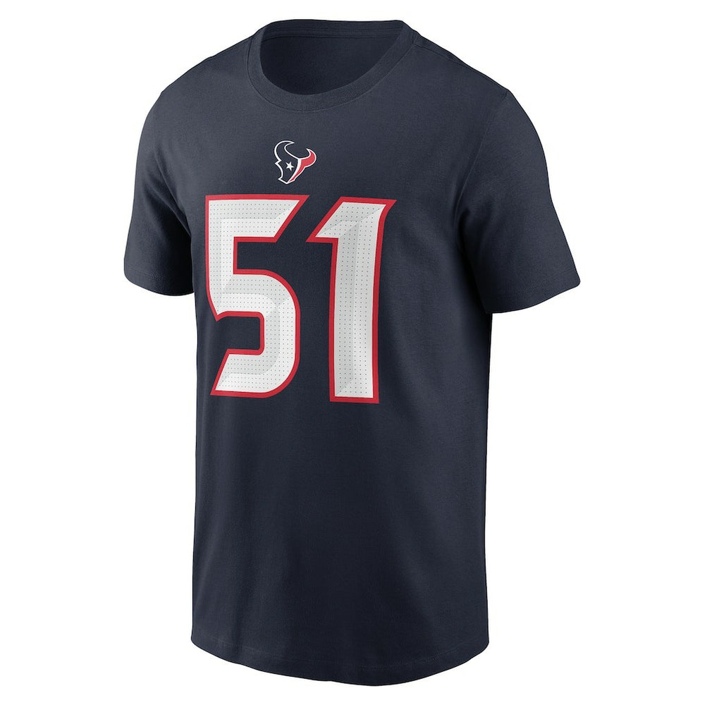 Houston Texans Will Anderson Jr.  Player Name & Number T-Shirt | NFL Outlet
