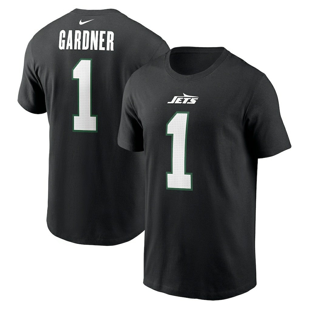 New York Jets Ahmad Sauce Gardner  Name & Number T-Shirt | NFL Outlet