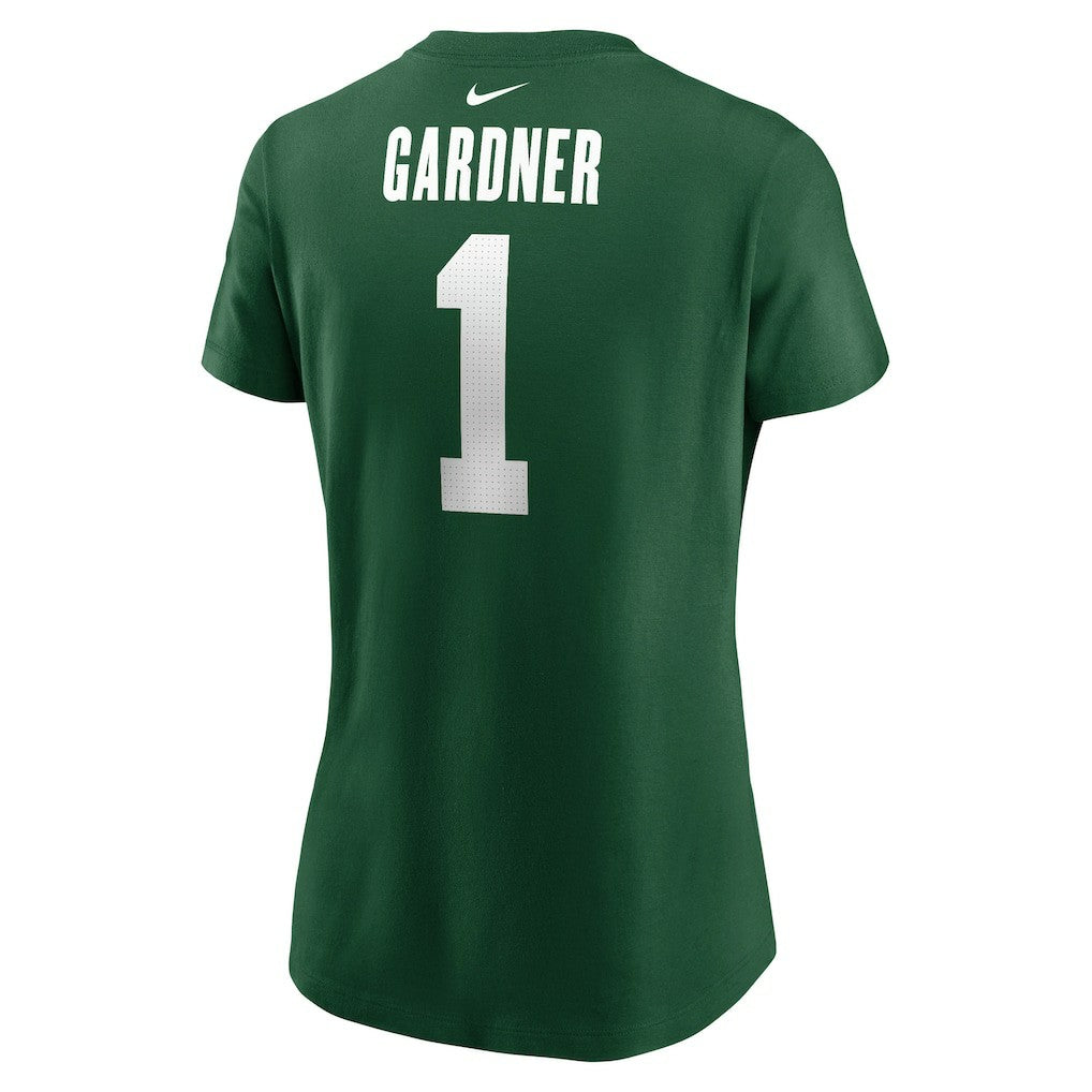 New York Jets Sauce Gardner  Women's Player Name & Number T-Shirt | NFL Hot