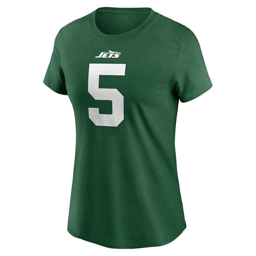 New York Jets Garrett Wilson  Women's Player Name & Number T-Shirt | NFL Outlet