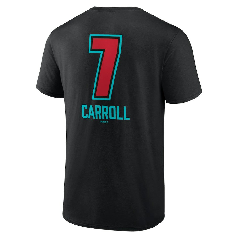 Corbin Carroll Arizona Diamondbacks Name & Number Fastball T-Shirt - MLB T-shirts