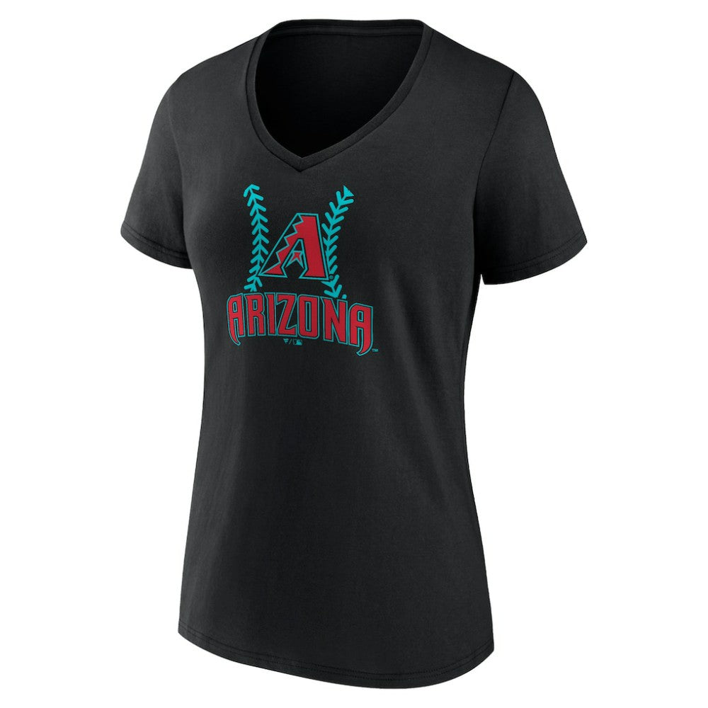 Corbin Carroll Arizona Diamondbacks Women's Name & Number Fastball V-Neck T-Shirt - MLB T-shirts