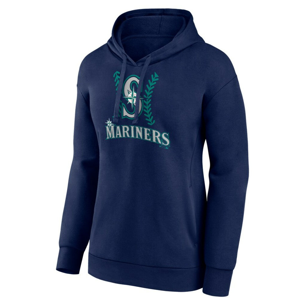 Julio Rodríguez Seattle Mariners Women's Name & Number Fastball Pullover Hoodie - MLB Hoodies