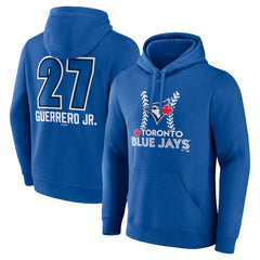 Vladimir Guerrero Jr. Toronto Blue Jays Name & Number Fastball Pullover Hoodie - MLB Hoodies