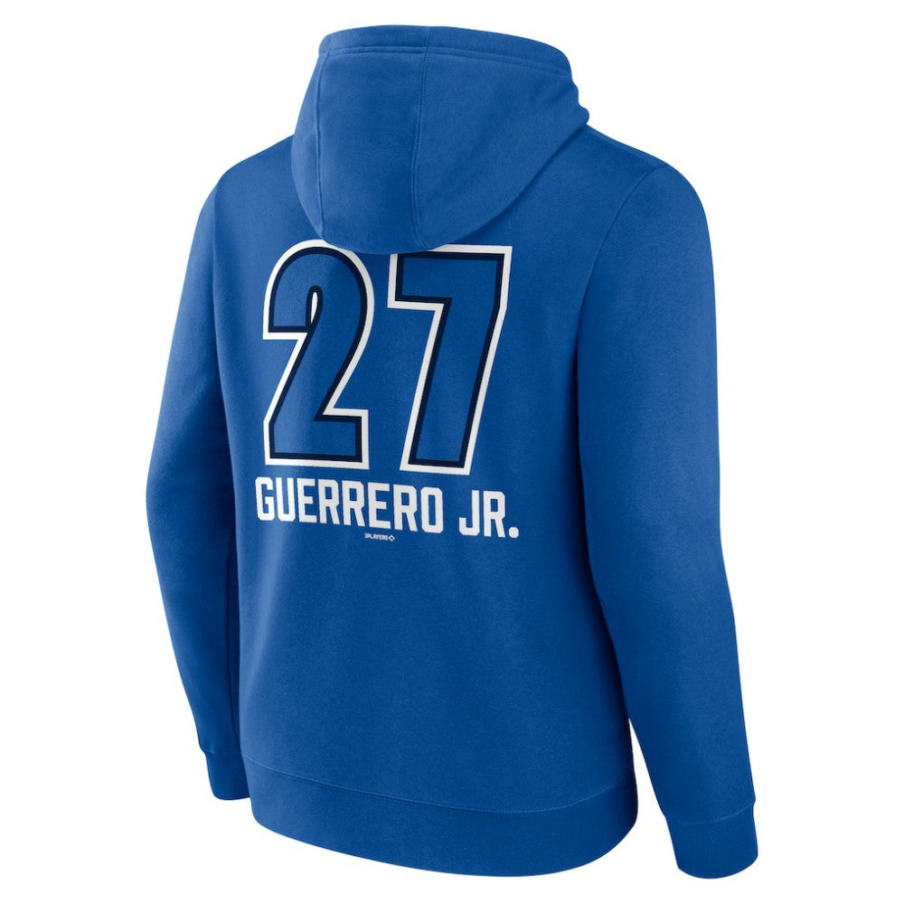 Vladimir Guerrero Jr. Toronto Blue Jays Name & Number Fastball Pullover Hoodie - MLB Hoodies