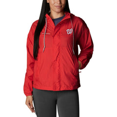Washington Nationals Columbia Women's Flash Challenger Full-Zip Windbreaker Jacket - MLB Jackets