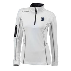 Detroit Tigers Columbia Women's Omni-Wick Shotgun Quarter-Zip Pullover Top - MLB Pullover