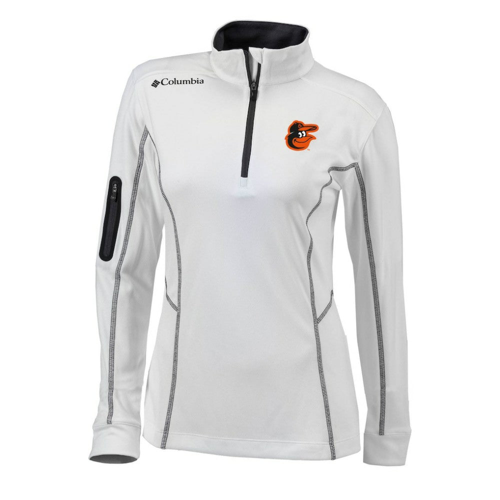 Baltimore Orioles Columbia Women's Omni-Wick Shotgun Quarter-Zip Pullover Top - MLB Pullover