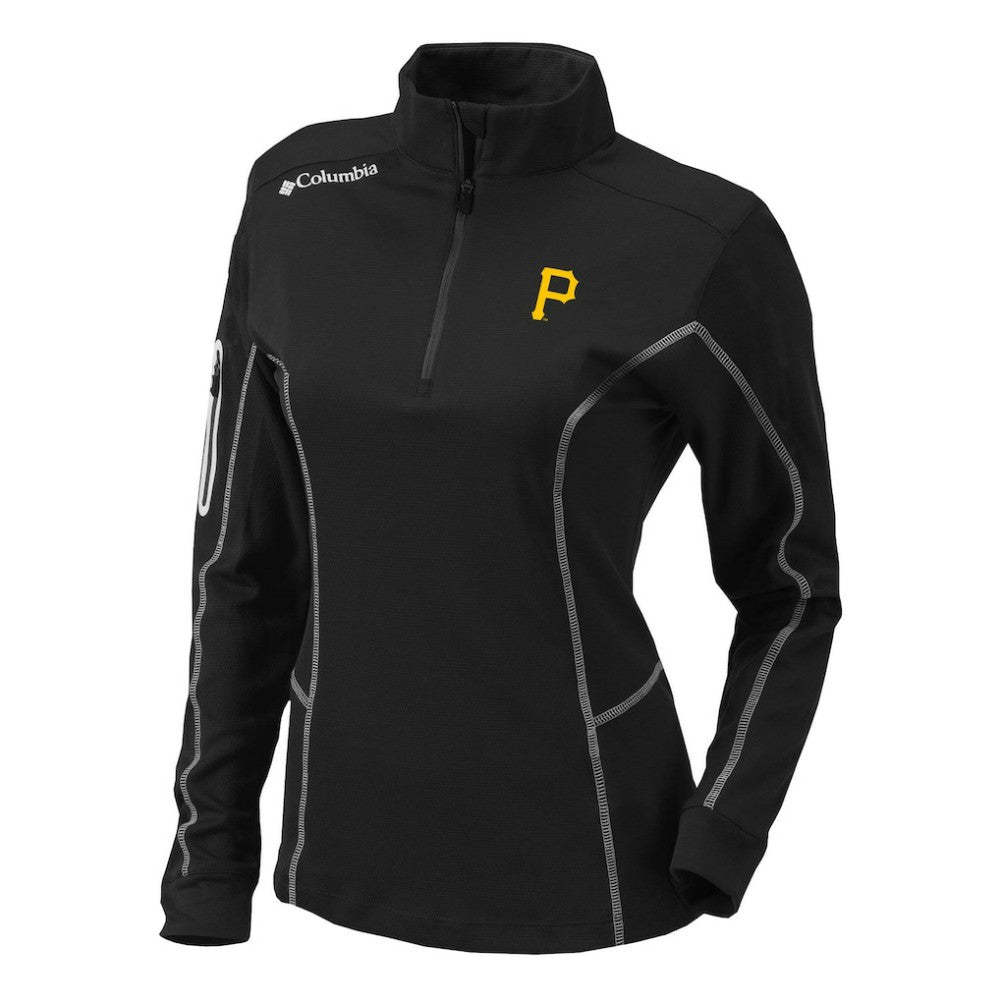 Pittsburgh Pirates Columbia Women's Omni-Wick Shotgun Quarter-Zip Pullover Top - MLB Pullover