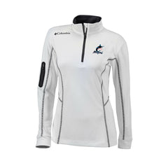 Miami Marlins Columbia Women's Omni-Wick Shotgun Quarter-Zip Pullover Top - MLB Pullover