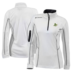 Athletics Columbia Women's Omni-Wick Shotgun Quarter-Zip Pullover Top - MLB Pullover