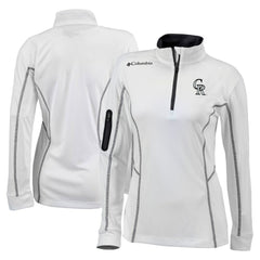 Colorado Rockies Columbia Women's Omni-Wick Shotgun Quarter-Zip Pullover Top - MLB Pullover