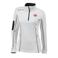 Cincinnati Reds Columbia Women's Omni-Wick Shotgun Quarter-Zip Pullover Top - MLB Pullover