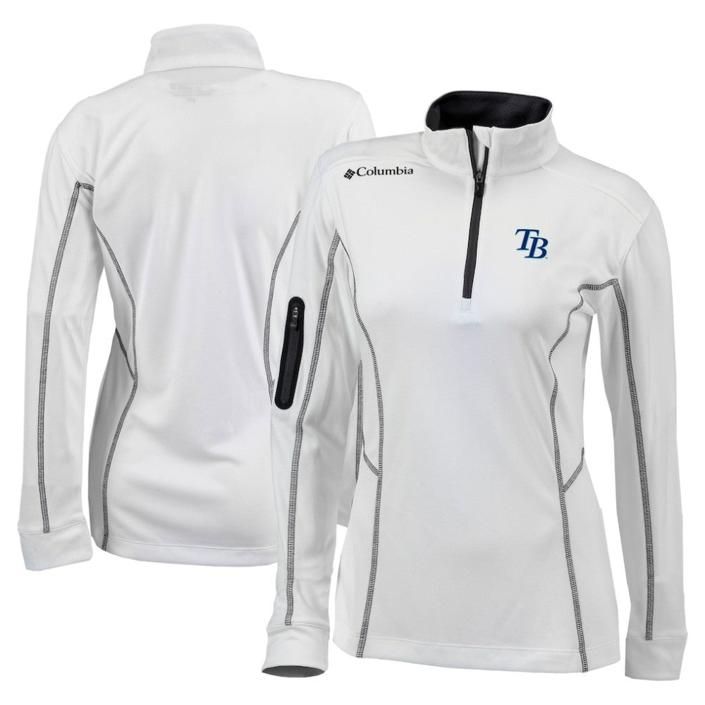 Tampa Bay Rays Columbia Women's Omni-Wick Shotgun Quarter-Zip Pullover Top - MLB Pullover