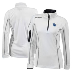Tampa Bay Rays Columbia Women's Omni-Wick Shotgun Quarter-Zip Pullover Top - MLB Pullover